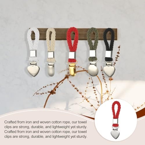 Hanging Tea Towel Clip, 1.2" Width view 5