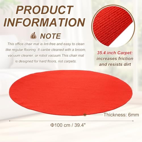 Hard Floor Rug Protector, Anti-slip‌ Polyester Fabric view 2