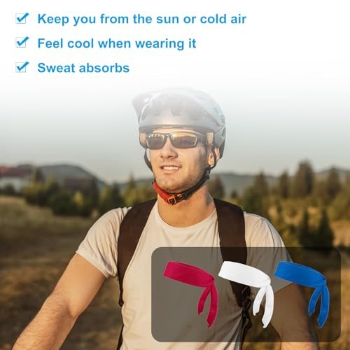 Head Ties Headband, 3 Pack Ninja Karate Headband Adjustable Sports Tie view 5