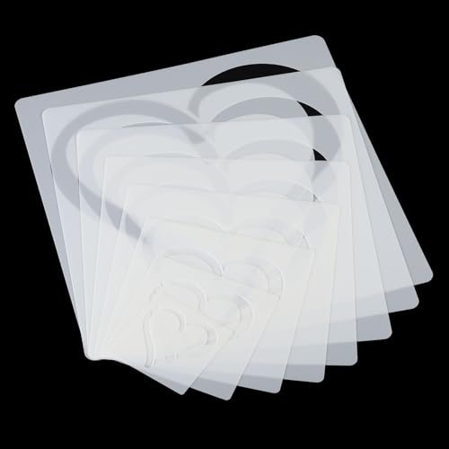 Heart Painting Stencils, 8 Pack Paint Stencils Reusable Painting Template view 4