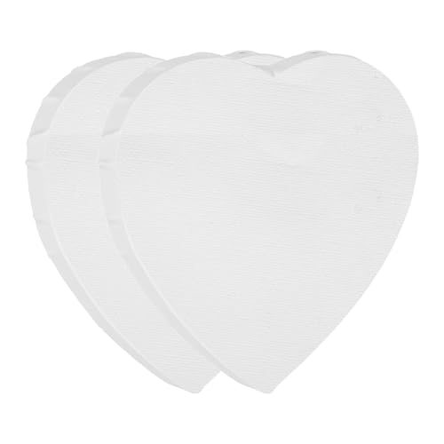 Heart Shape Stretched Board 6"x6" Blank Painting Board — PATIKIL