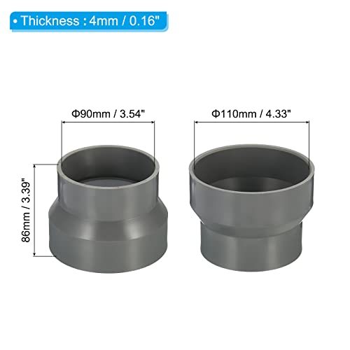 Heating Cooling Ventilation Fire-Resistant Increaser Adapter Pipe Fitting view 2