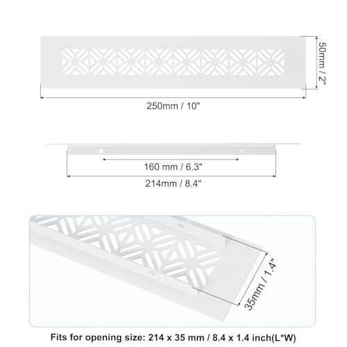 Heavy Duty Aluminum Grille Ventilation Cover Louvered view 2