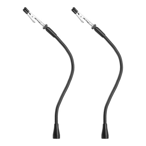 Helping Hands Soldering Clamp 12.5" Magnetic DIY Silver/Black, Gooseneck — PATIKIL