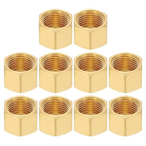 Hex Thread Pipe Fitting Tubing Ends Sealing Cap — PATIKIL