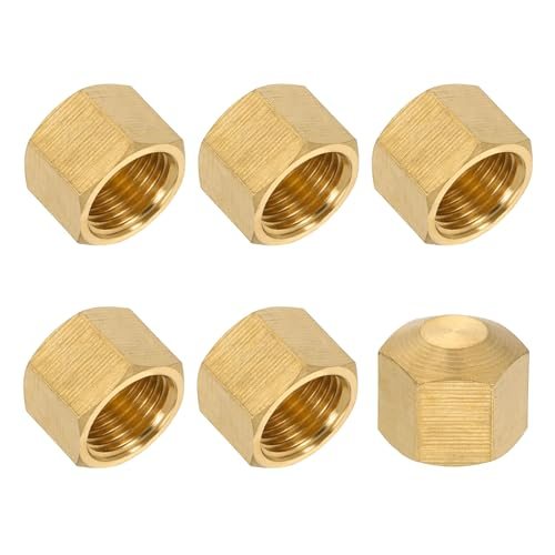 Hex Thread Pipe Fitting Tubing Sealing Ends — PATIKIL