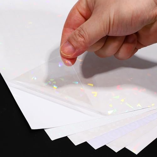 Holographic Laminate Sheets 12x8" Holographic Sticker Paper view 4