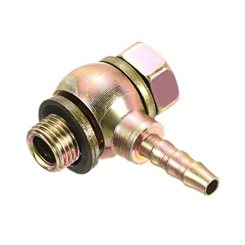 Hose Barb Fitting Elbow 5mm Barbed M10x1 Male Thread, Carbon Steel Pipe — PATIKIL