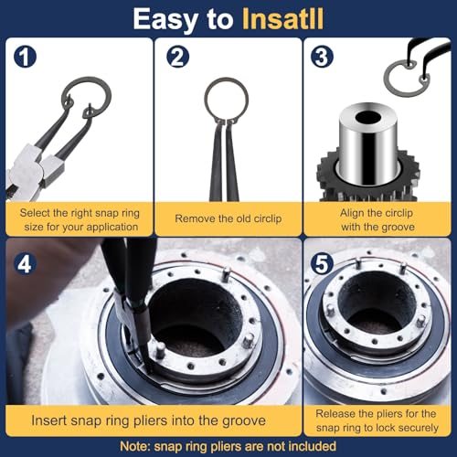 Internal Retaining Rings 65mm C-Clip Snap Ring 65Mn Steel view 4