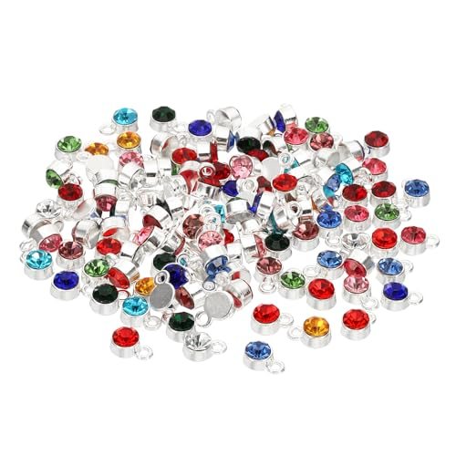 Jewelry Making Charm Birthstone Pendants view 3