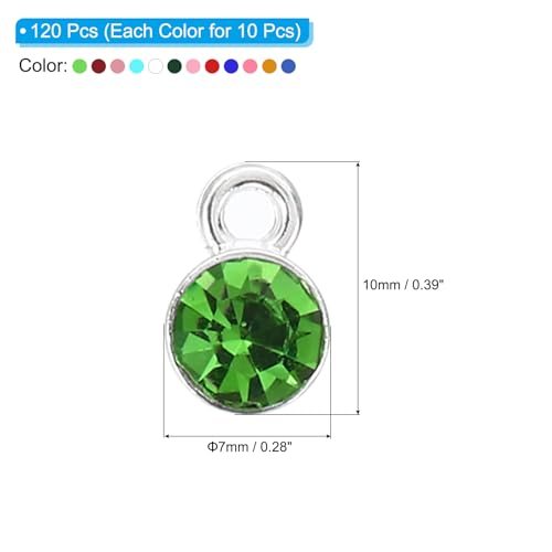 Jewelry Making Charm Birthstone Pendants view 2