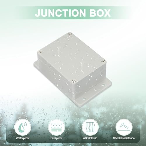 Junction Box Electrical Enclosure Box ABS Plastic 3.52 Inch, Waterproof view 4