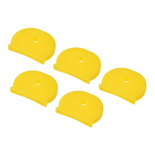 Key Cap Cover Tags 10Pcs Keys Identifier Label ID Silicone Yellow — PATIKIL