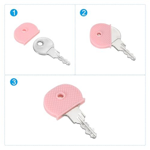 Key Caps Covers, 8 Pack Keys Ring Coding Tags Identifiers Silicone Case view 4