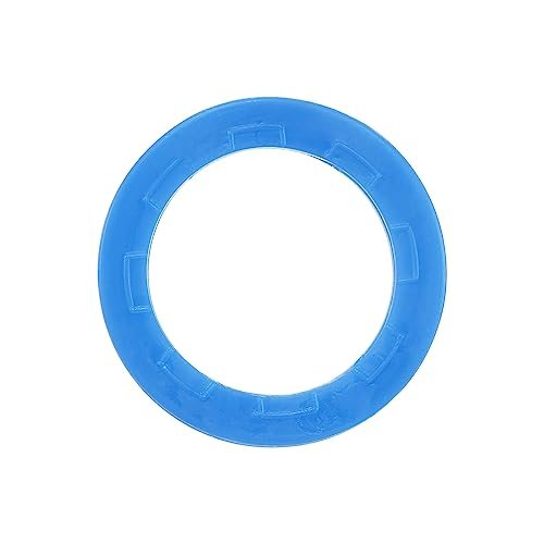 Key Caps Covers Rings 0.9" Coding Tags Silicone Blue 5pcs view 4