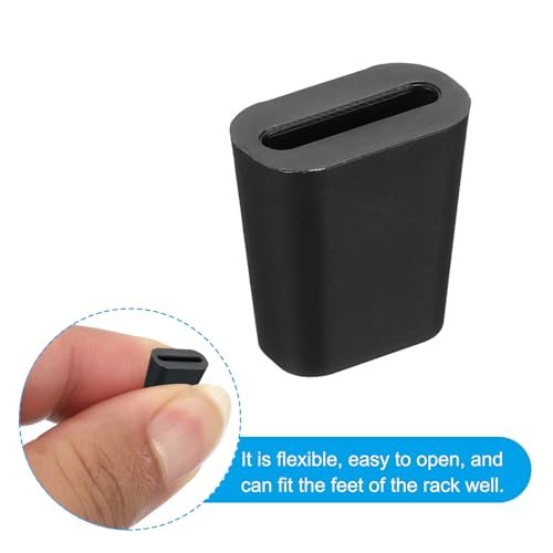 Kitchen Sink Rack Feet, 20 Pack 19x18 mm Rubber Rack Bottom Protective view 4