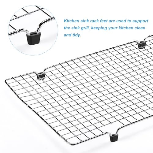 Kitchen Sink Rack Feet, 20 Pack 19x18 mm Rubber Rack Bottom Protective view 5