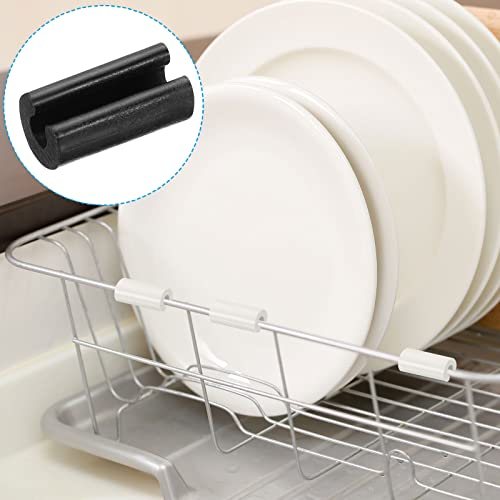 Kitchen Sink Rack Feet, 20 Pack 4.8mm ID x 9.5mm OD Plastic Sink view 5