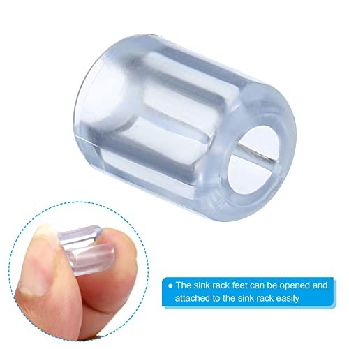 Kitchen Sink Rack Feet, 30 Pack 5mm ID x 10mm OD Plastic Sink Replacement view 5