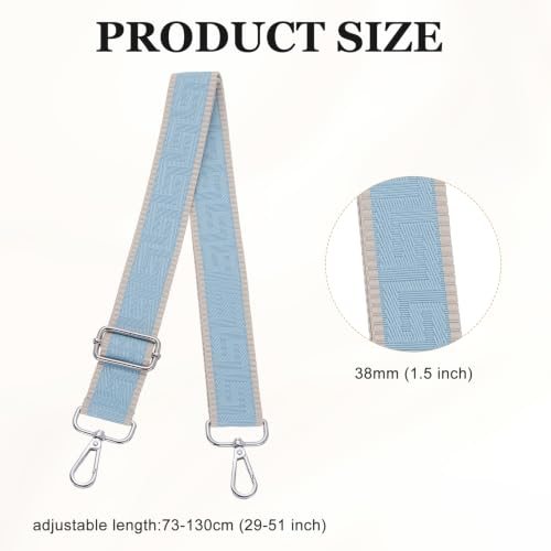 Knit Purse Strap, Solid Color Adjustable Crossbody Bag Replacement view 2