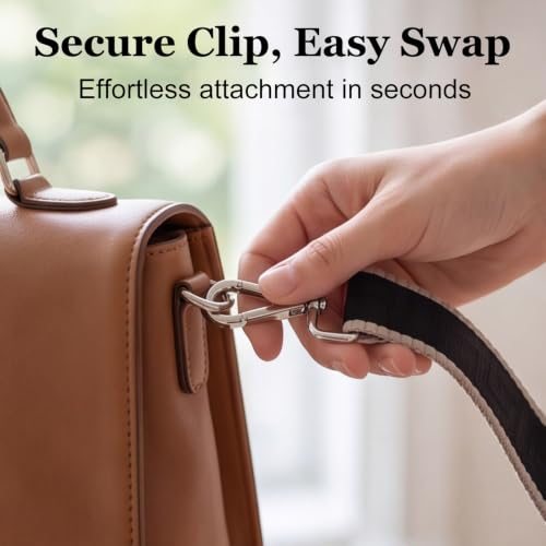 Knit Purse Strap, Solid Color Adjustable Crossbody Bag Replacement view 5