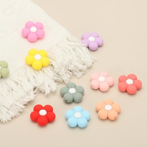 Knitting Needle Point Protectors, 6Pcs Needle Tip Stoppers Flower Covers view 4