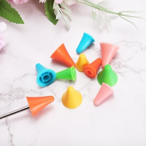 Knitting Needle Point Protectors Needle Tip DIY Multicolored, Stoppers view 4