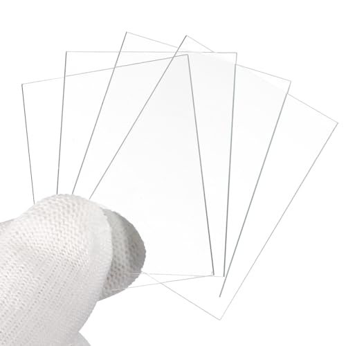 Lab Glass Slides Microscope Slides, Optical Optically Clear Smooth Edges — PATIKIL