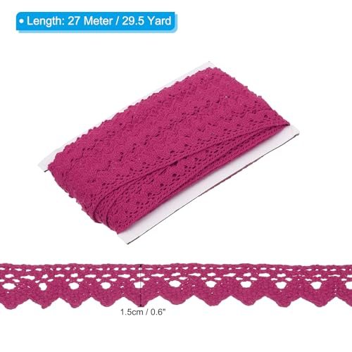 Lace Ribbon, 0.6 Inch Wide Wedding Lace Trim Ribbon Wrapping Sewing view 2