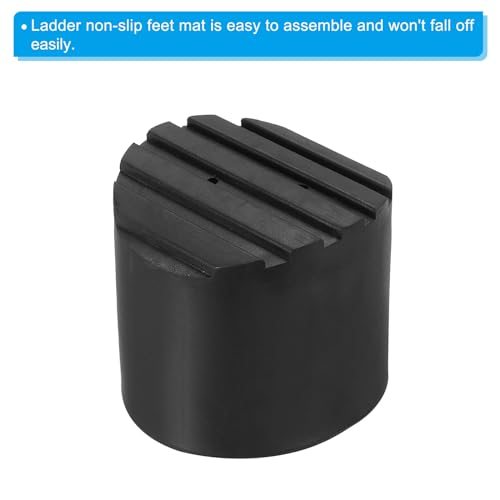 Ladder Non Slip Feet 3"/76mm, 2Pcs Rubber Round Foot Protective Mat view 4