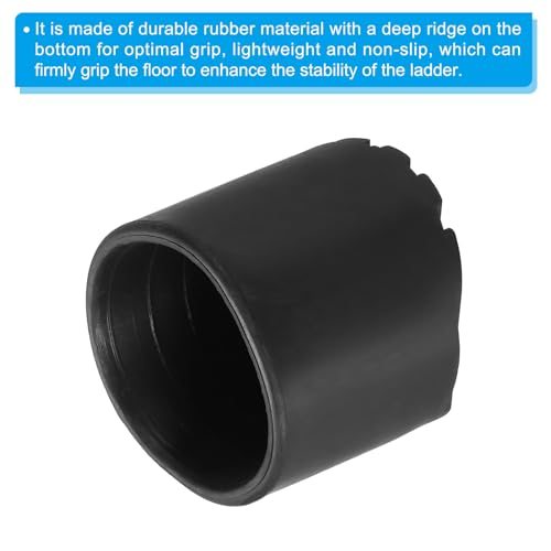 Ladder Non Slip Feet 3"/76mm, 2Pcs Rubber Round Foot Protective Mat view 5