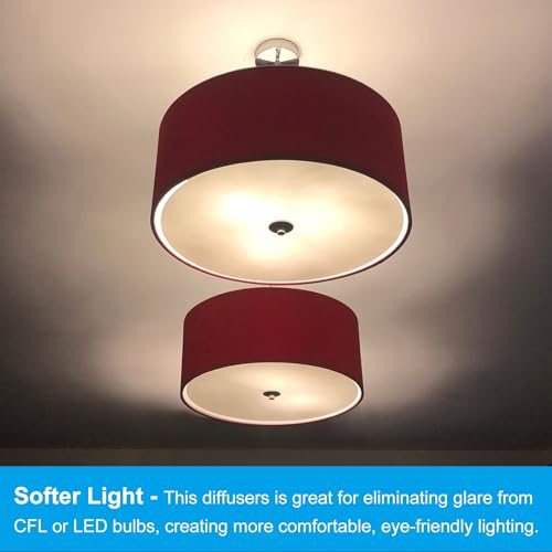 Lampshade Diffuser, Frosted White view 5