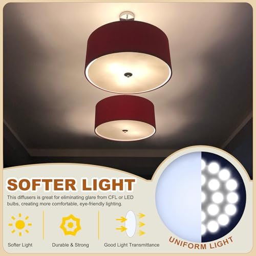 Lampshade Diffuser, Frosted White view 4