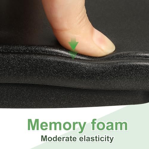 Leather Office Chair Arm Pads Cover PU 4" Mounting Hole view 4