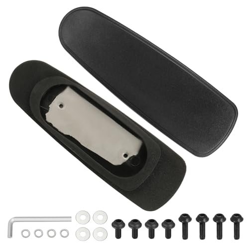 Leather Office Chair Arm Pads Cover PU 4" Mounting Hole — PATIKIL