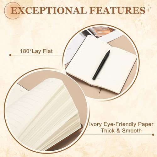 Leather to Do List Notepads, 160 Pages 6.5 x 3.2 Leather Daily Planners view 5
