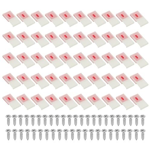 LED Light Strip Clips 10mm Outdoor Light Mounting Brackets 100Pcs, White — PATIKIL