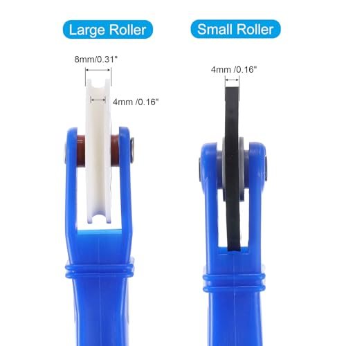 LED Strip Channel Roller Tool, 2 Pcs Flat/U-Groove Wheels view 4