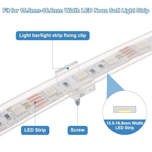 LED Strip Light Clips view 3