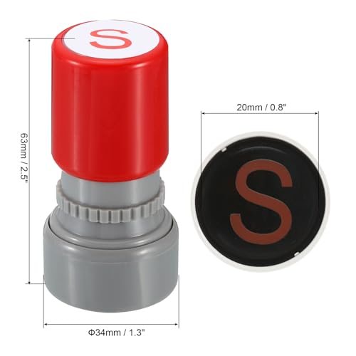 Letter Stamps Self Inking, 2 Pack Character S Alphabet Teacher Stamp view 2
