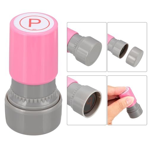 Letter Stamps Self Inking Alphabet P Character Initial Stamp 2Pcs view 4