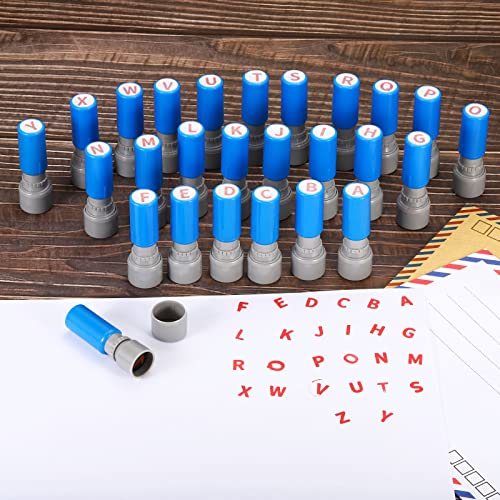 Letter Stamps Self Inking, Character T 7mm Alphabet Teacher Stamp Initial view 5