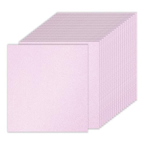 Light Pink Glitter Cardstock Paper, 12 x 12 in — PATIKIL