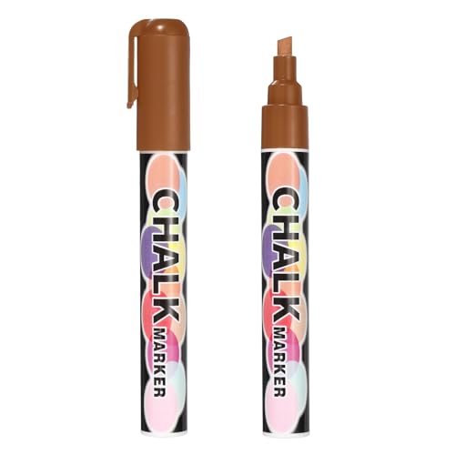 Liquid Chalk Markers 6mm, 2 Pcs Chalkboard Markers, Dry Erase Chalk Pens — PATIKIL