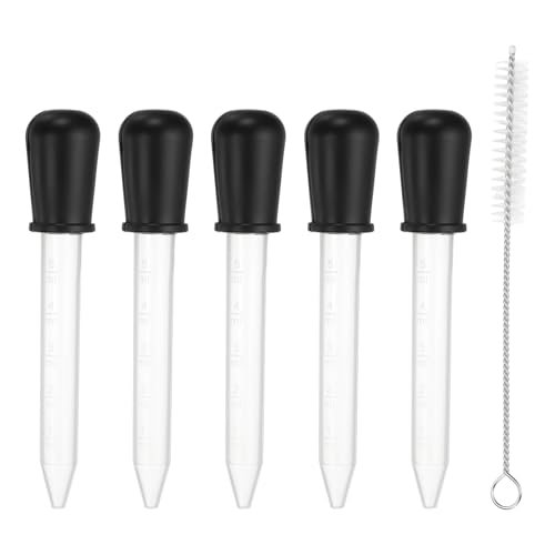 Liquid Pipettes Droppers, 5ml Silicone Liquid Dropper, Black — PATIKIL