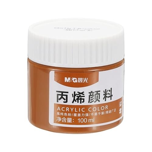 M&G Acrylic Paint 3.38 Fl Oz(100ml) Waterproof Ochre — PATIKIL