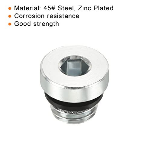 M10*1.5 Internal Hex Head Pipe Fitting Plug view 4
