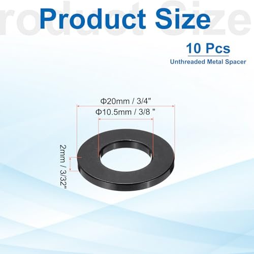 M10 Aluminium Spacers 3/8" ID x 3/4" OD Round Standoff Spacer view 2