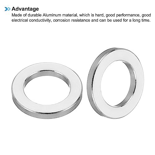 M10 Aluminum Spacers, 20 Pcs Metal Spacer Aluminum Round 10.2mm ID x 16mm view 4