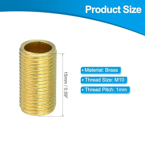 M10 Fine Thread Lamp Pipe view 2